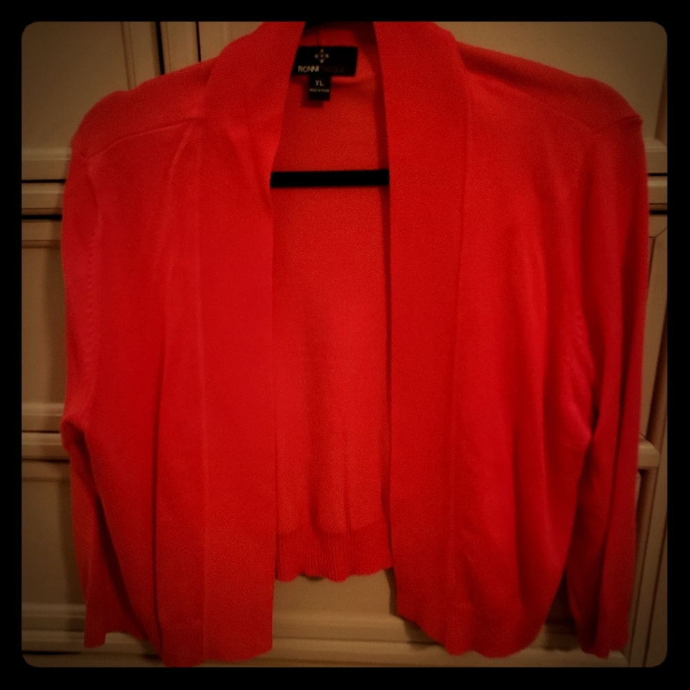 Xl Red shrug sweater